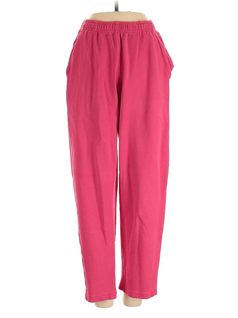 Many Colors by Big Bud Press Easy Pants Sweatpants Pull On Pockets Pink Size XXS